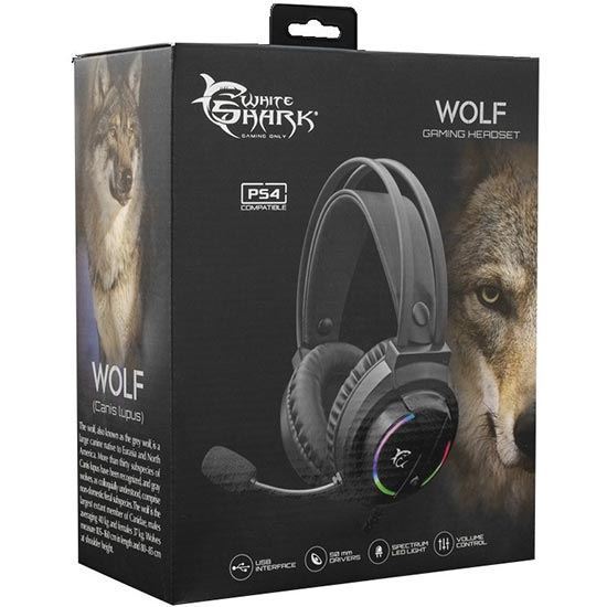 наушники проводные с микрофоном White Shark Gaming Headset