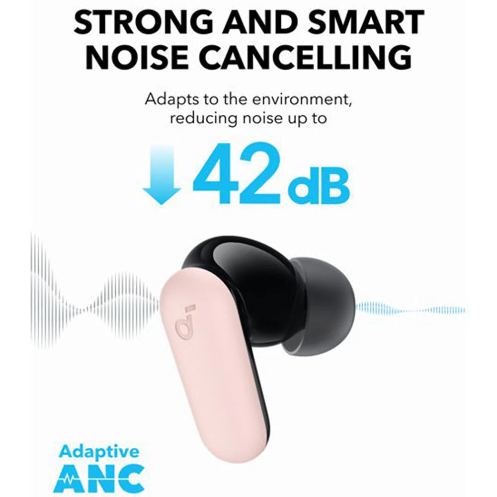 Беспроводные наушники Anker Soundcore R50i NC A3959H11 Earbuds Pink