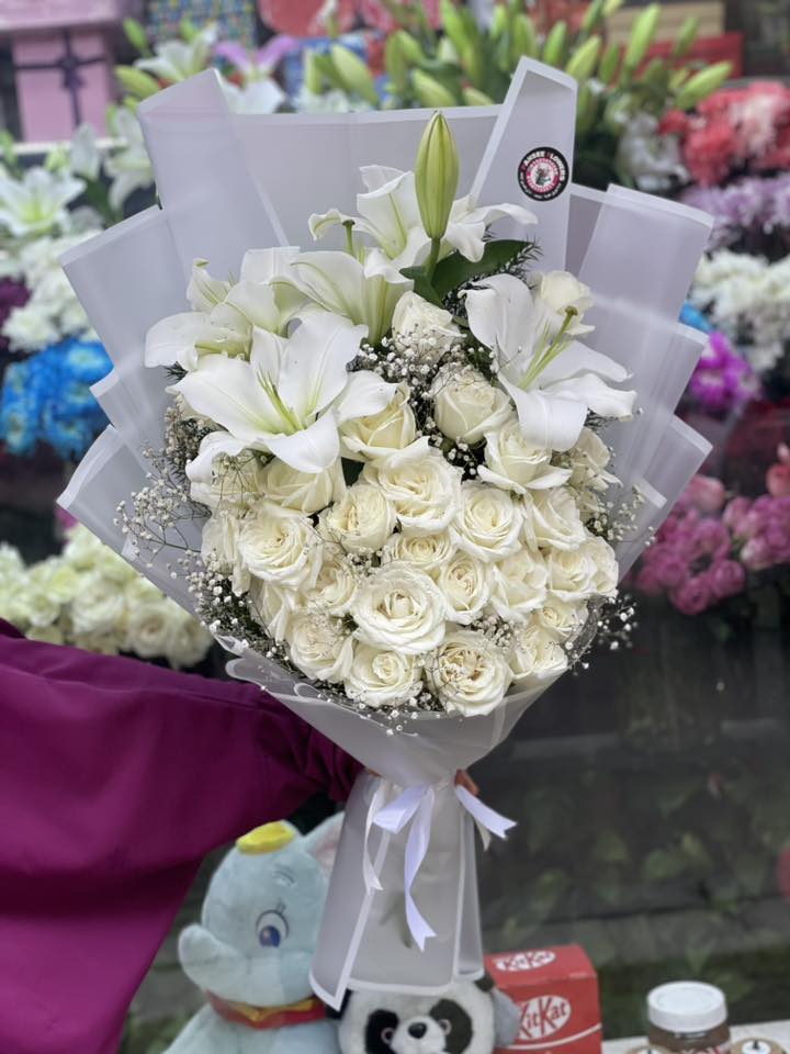 Букет Белоснежная элегантность 🤍