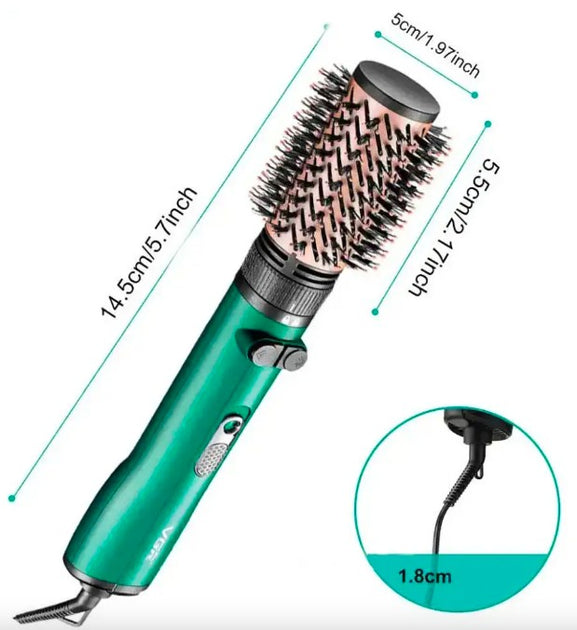 Профессиональная фен-щетка VGR V-498 Green 2*1