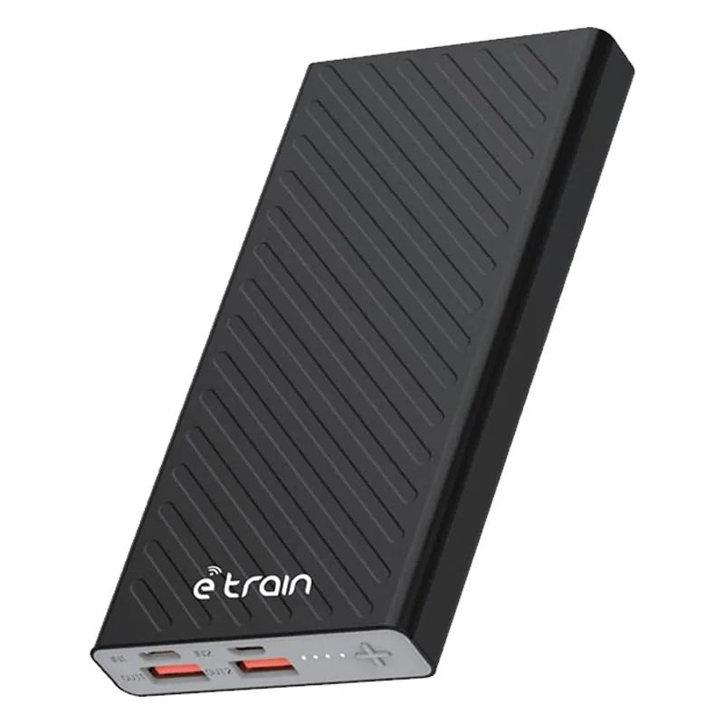 Внешний аккумулятор Power bank Etrain Повербанк 10000 мАч, черный