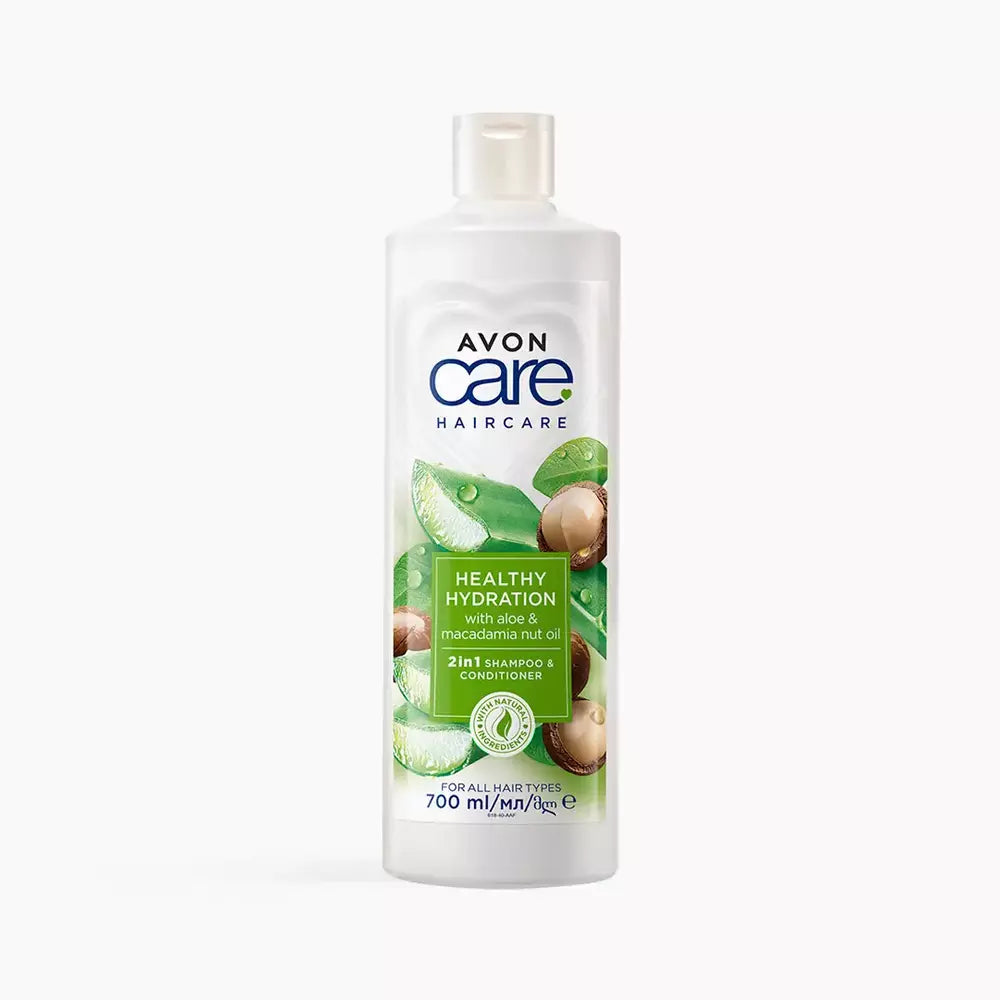 SHAMPO AVON Aloe &Macadamia nut oil
