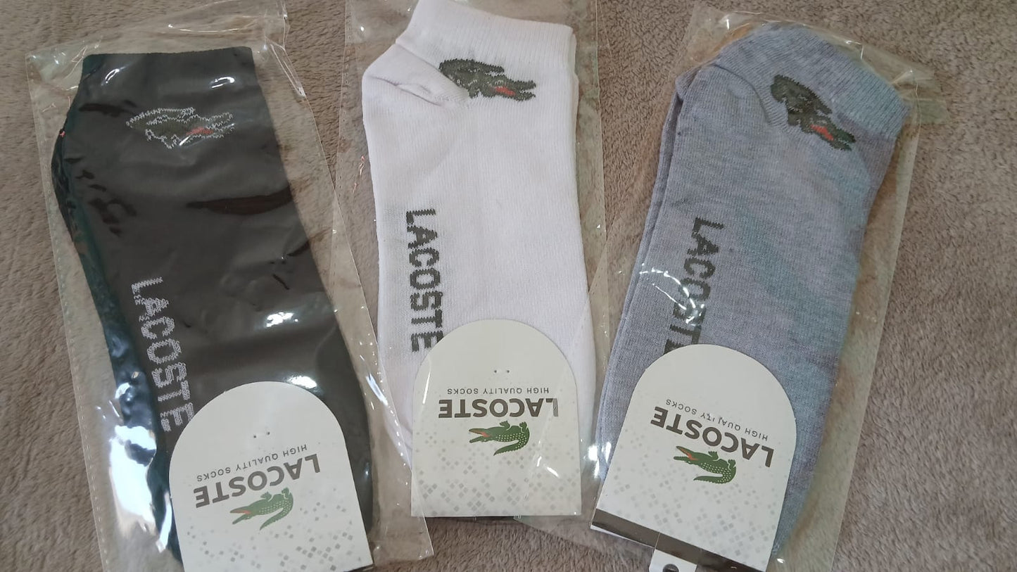 Носки Мужские цветные наборы 3 пар (Lacoste)