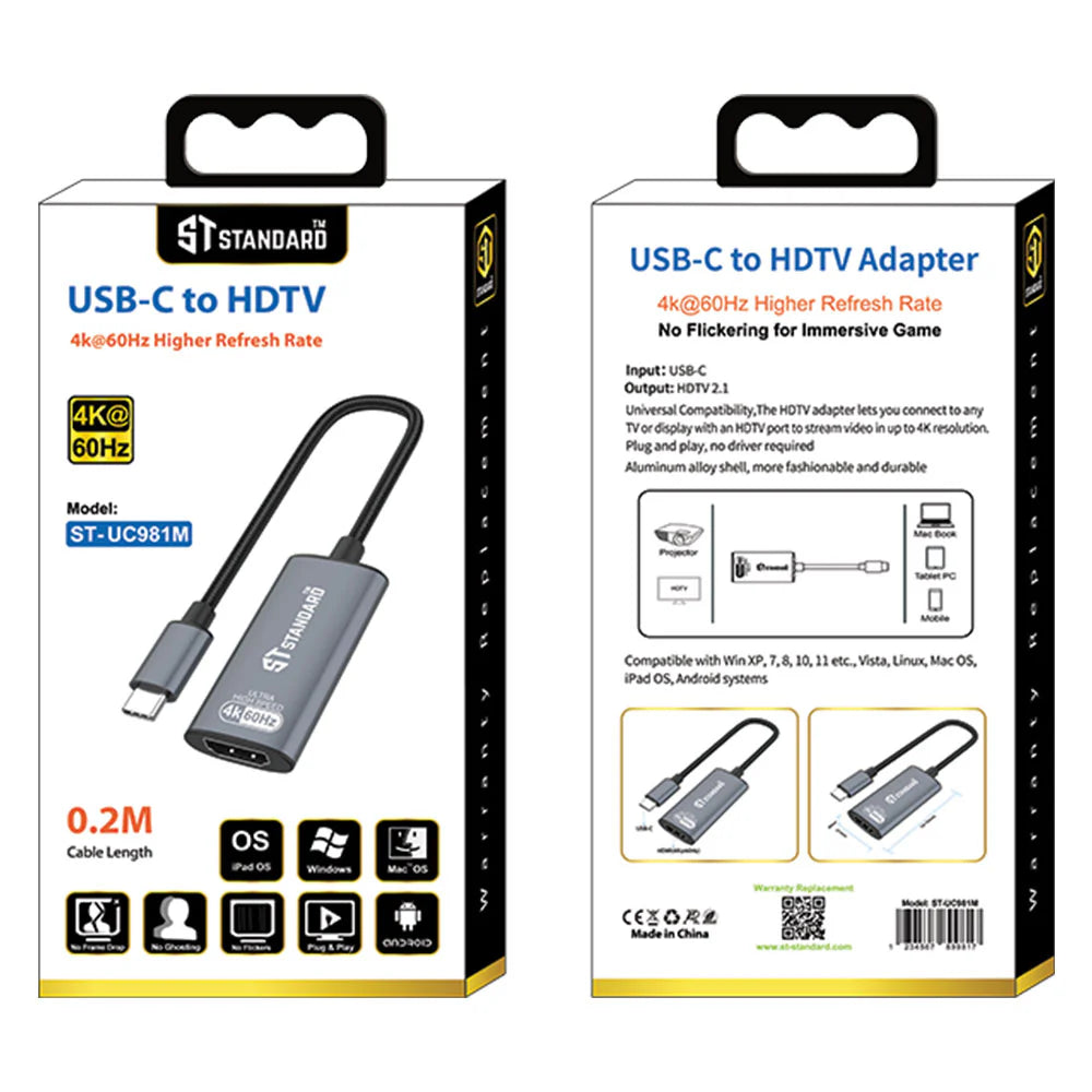 Адаптер переходник Type-C - HDMI 4K