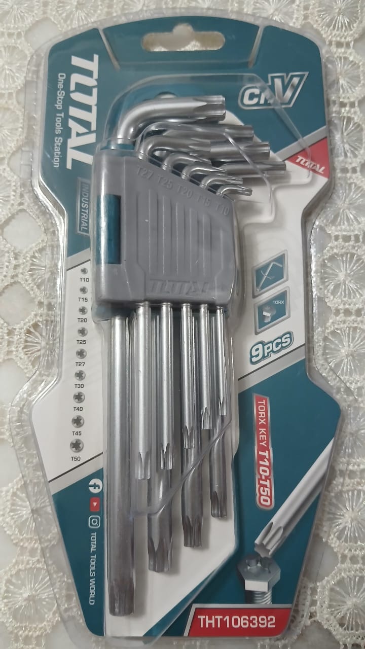 Набор шестигранников TORX 9 шт
